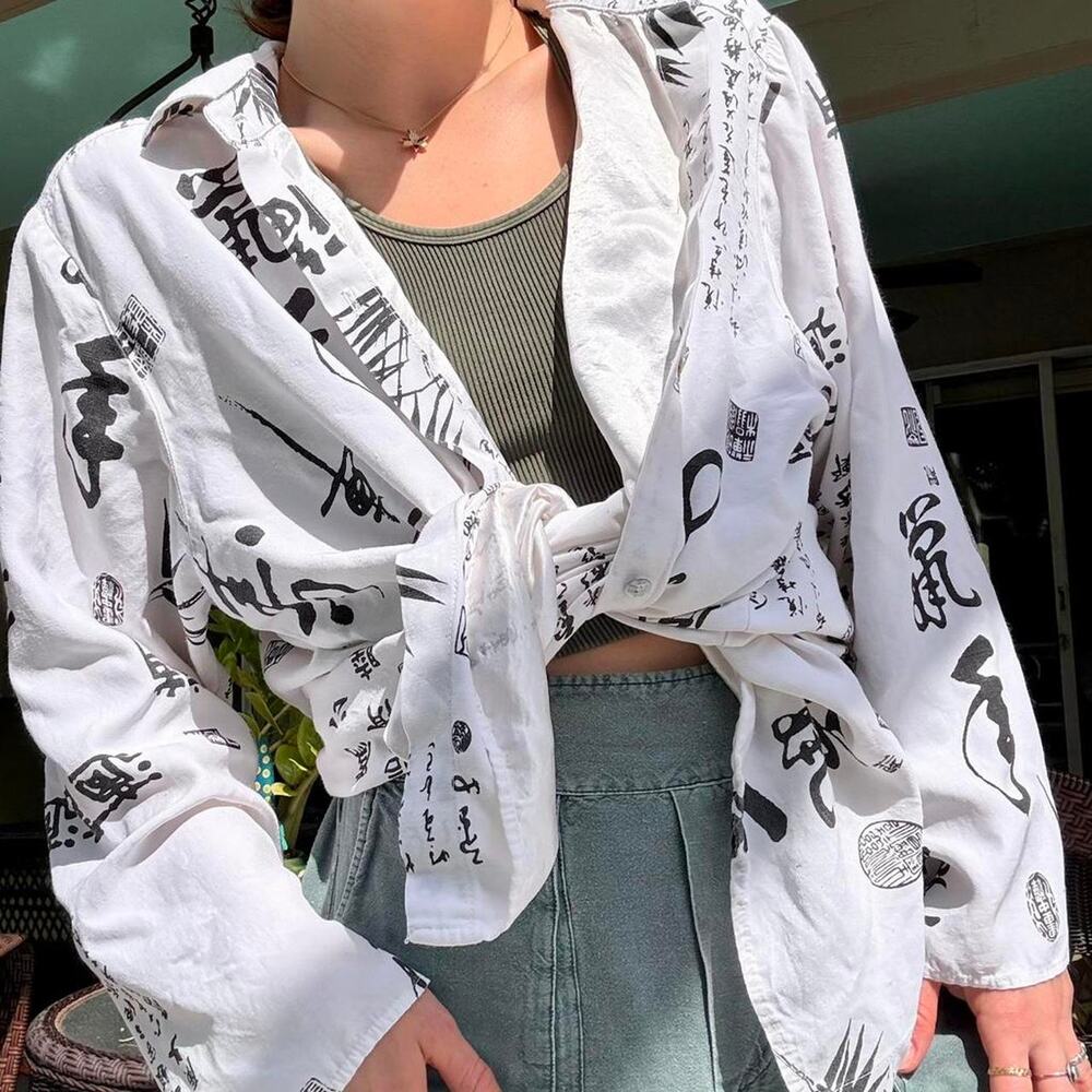 Soft Surroundings Chinese Blouse